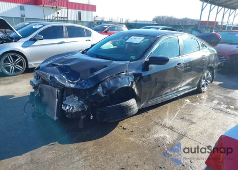 2017 Honda Civic Lx z USA, uszkodzony, nr VIN 2HGFC2F54HH551072